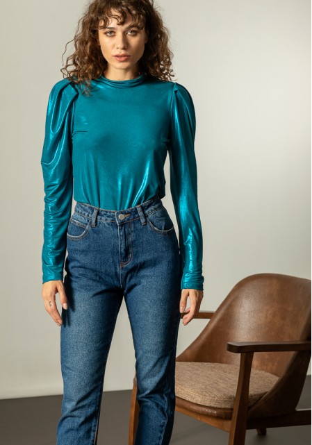 Jeans mom fit style